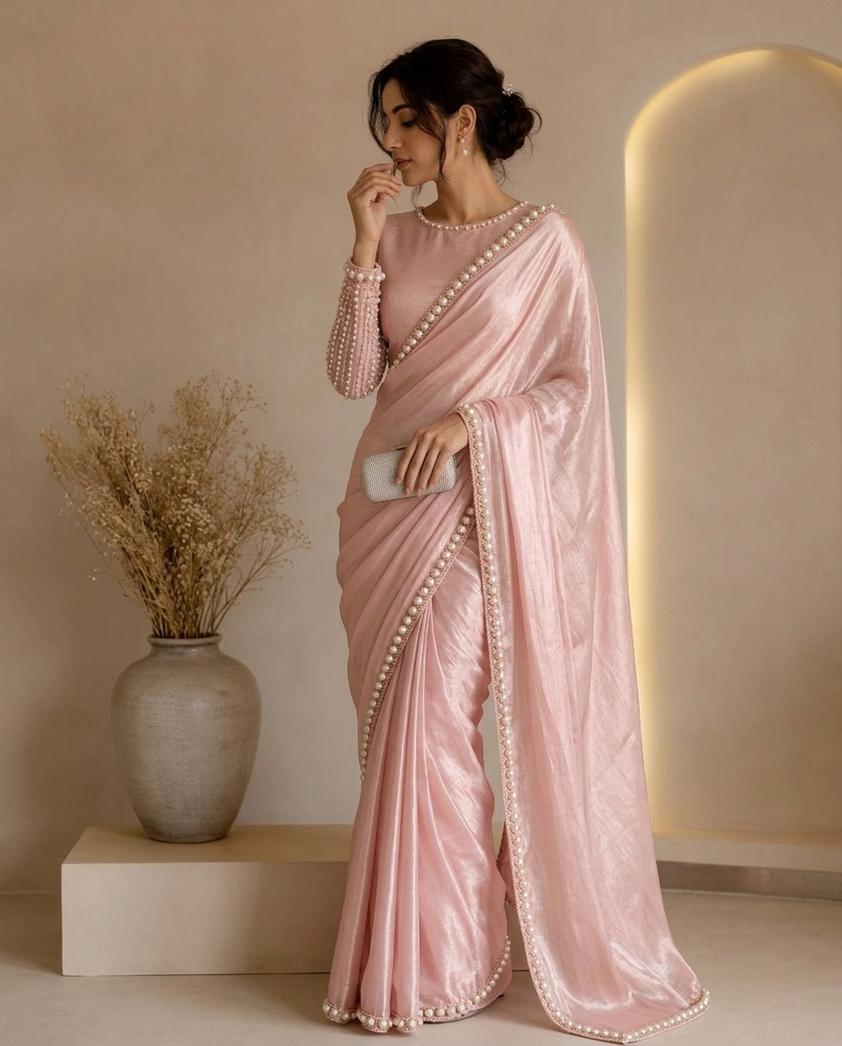 Pink Blush Saree