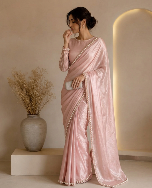Pink Blush Saree