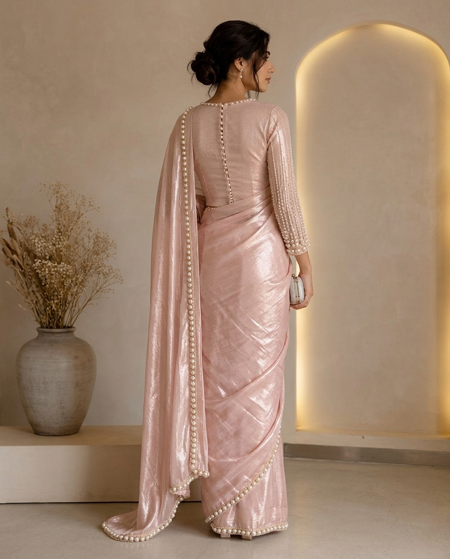 Pink Blush Saree