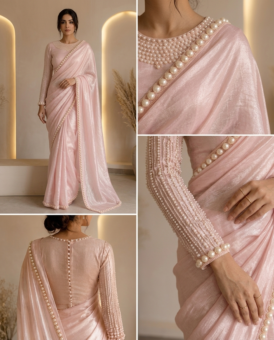 Pink Blush Saree